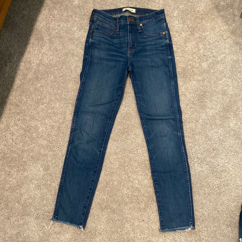 Women’s Madewell 9” High Rise Skinny Jeans. Size 25